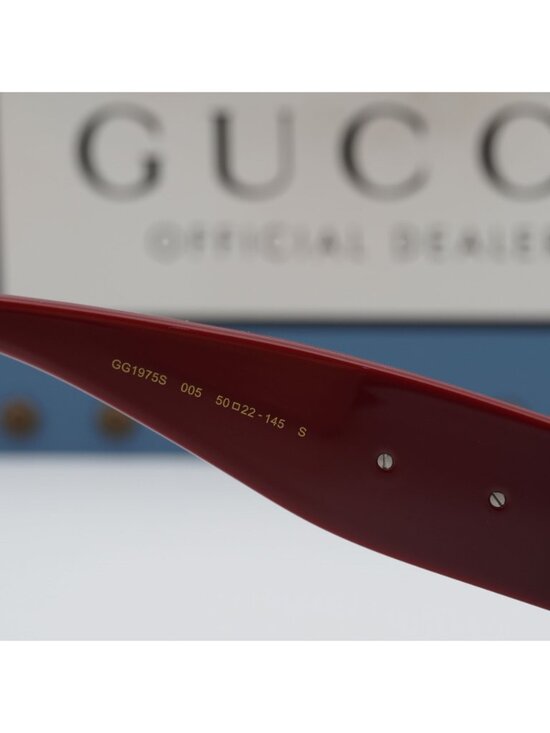 Gucci GG1975S 005 Square Sunglasses – Burgundy main image 10